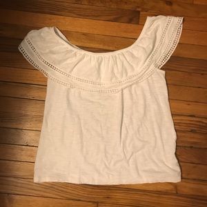NWOT White Cold Shoulder Top